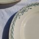 6 Dinner Plates Belleville De Longchamp Terre De Fer Decor, 1900s