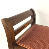 Mahogany piano bench stool