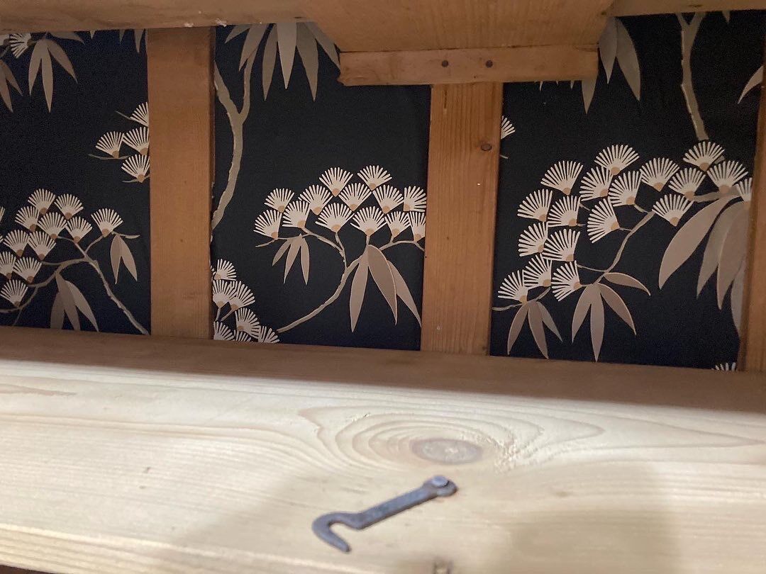 Black art deco sideboard