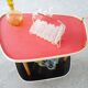 Glass coasters in stand, eight piece bar set, mid century bar accessories