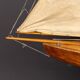 Vintage 20thC English Carved Hull Pond Yacht c.1930