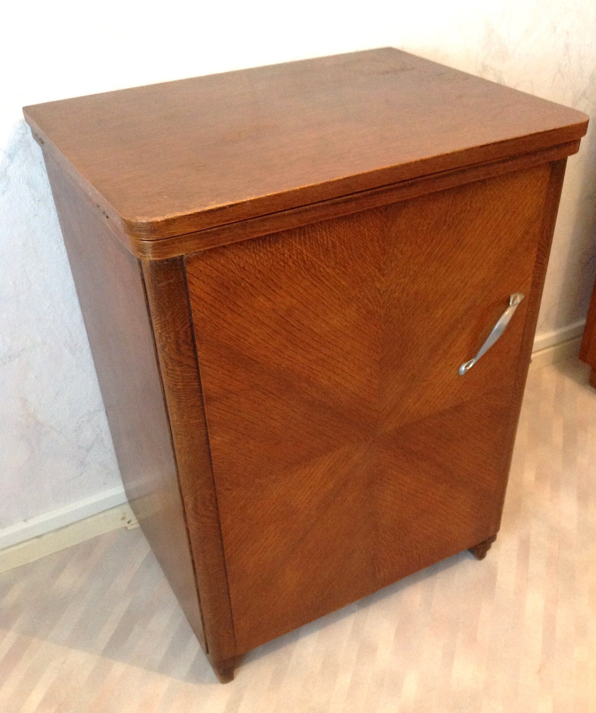 Furniture with Minerva sewing machine / vintage 50s-60s