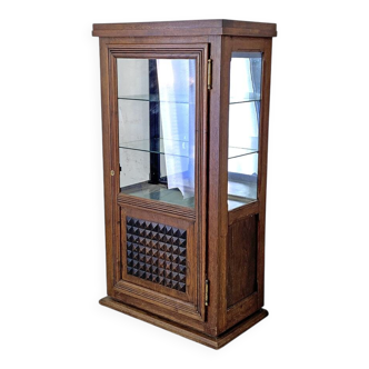 1950s vintage display cabinet