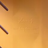 table d'appoint Stamp design Henri Massonnet années 80