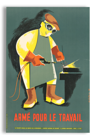 Reproduction affiche de sécurité