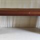 Art Deco design bench in wood and fabric - 1930s/40s