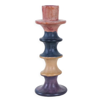 Ceramic candle holder, Italian design, 1960s, made in Italy