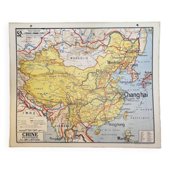 Map China Vidal- Lablache