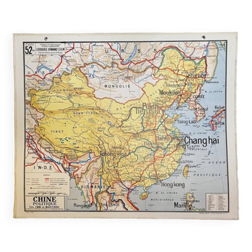 China Vidal-Lablache Map