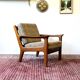 Teak armchair, design j.kristensen, denmark 1960s, vintage