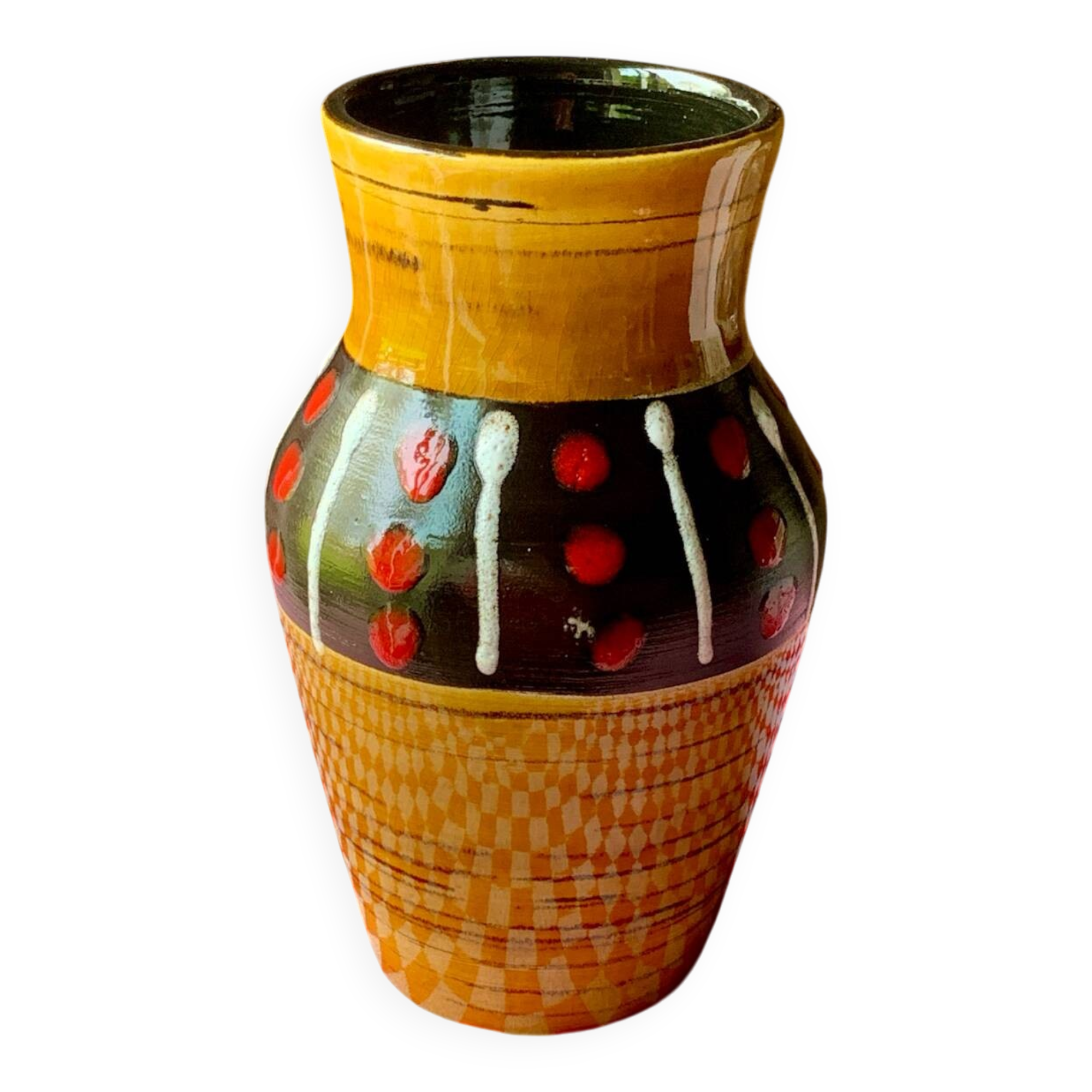 Ceramic vase West Germany Scheurich 1970
