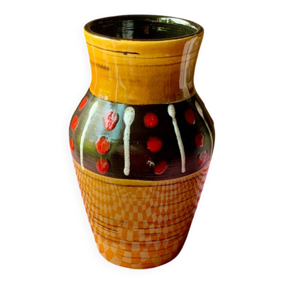 Vase céramique West Germany Scheurich 1970