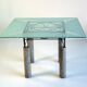 Concrete and ground glass table, Italy 1980's