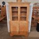 Two-piece glass-fronted buffet