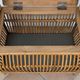 1960s rattan storage bench