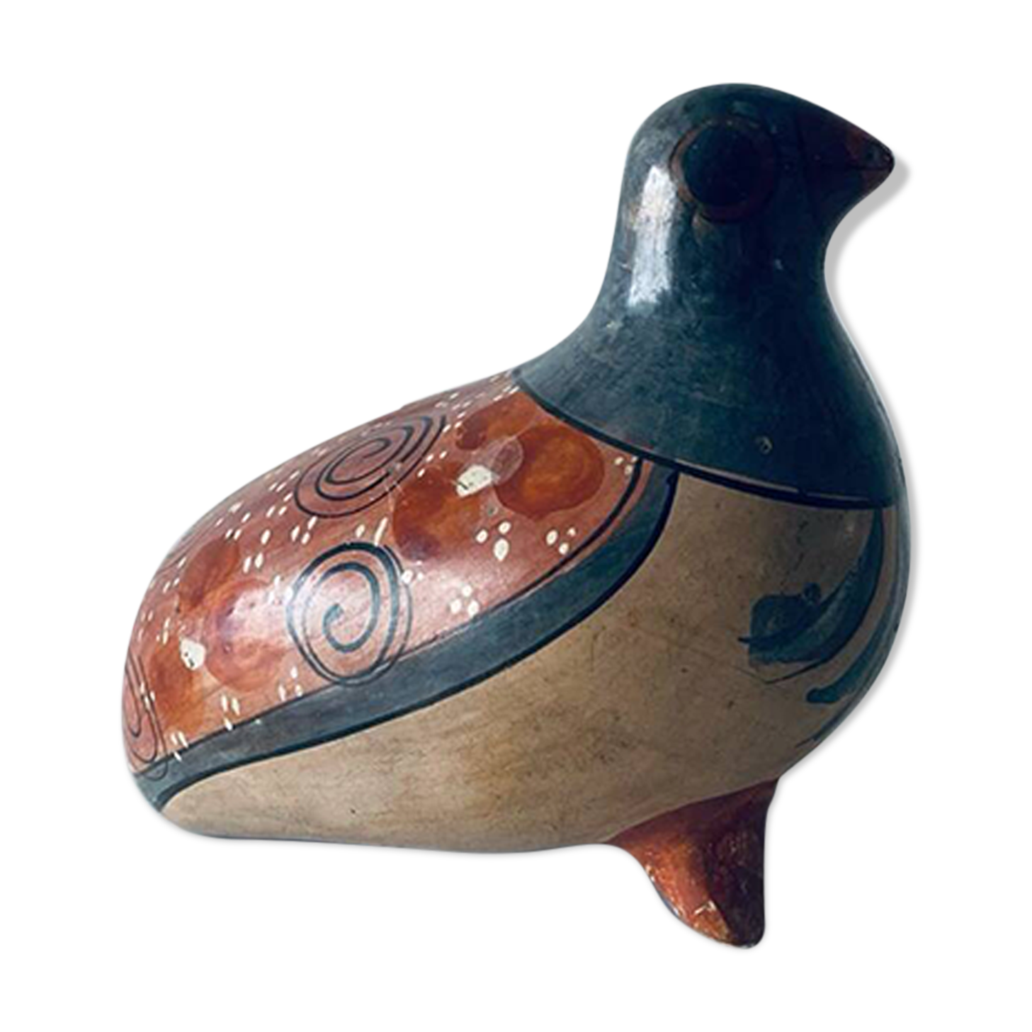 Mexican folk art bird signed V Silva