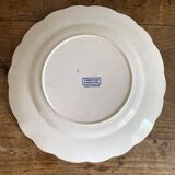 Round ironstone dish Sarreguemines model Corbeille