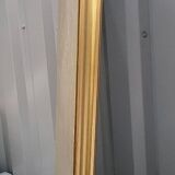 Authentic old large beveled mirror with gilded frame Vintage in very good condition
