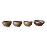Set of 4 miniature bowls from the 70s