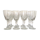 Set of 12 vintage wine glasses 1960