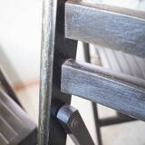 5 x chaises pliantes vintage