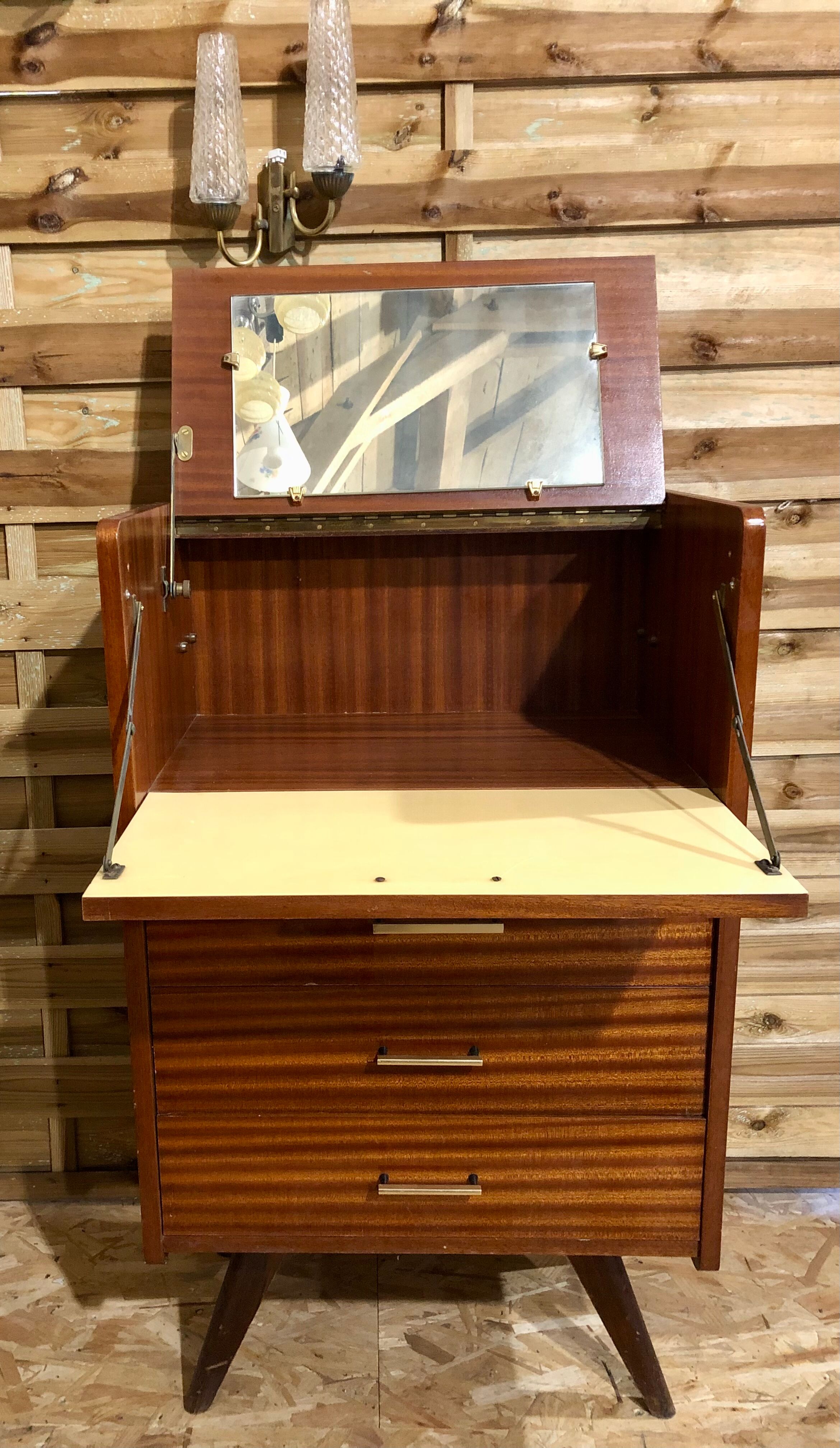 Varnished dressing table