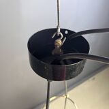 Vintage glass Italian pendant light,