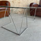 Table basse verre et acier