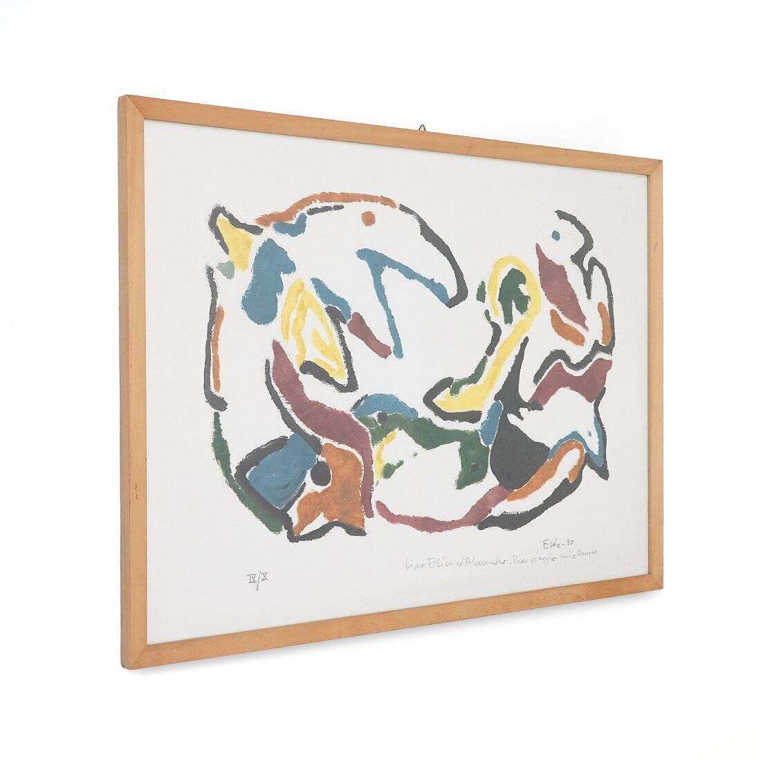 Ansgar Elde, Il Bostrico, 1990s, monotype print and woodcut