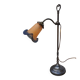 Lampe col de cygne abat jour tulipe pate verre vannes ancienne vintage