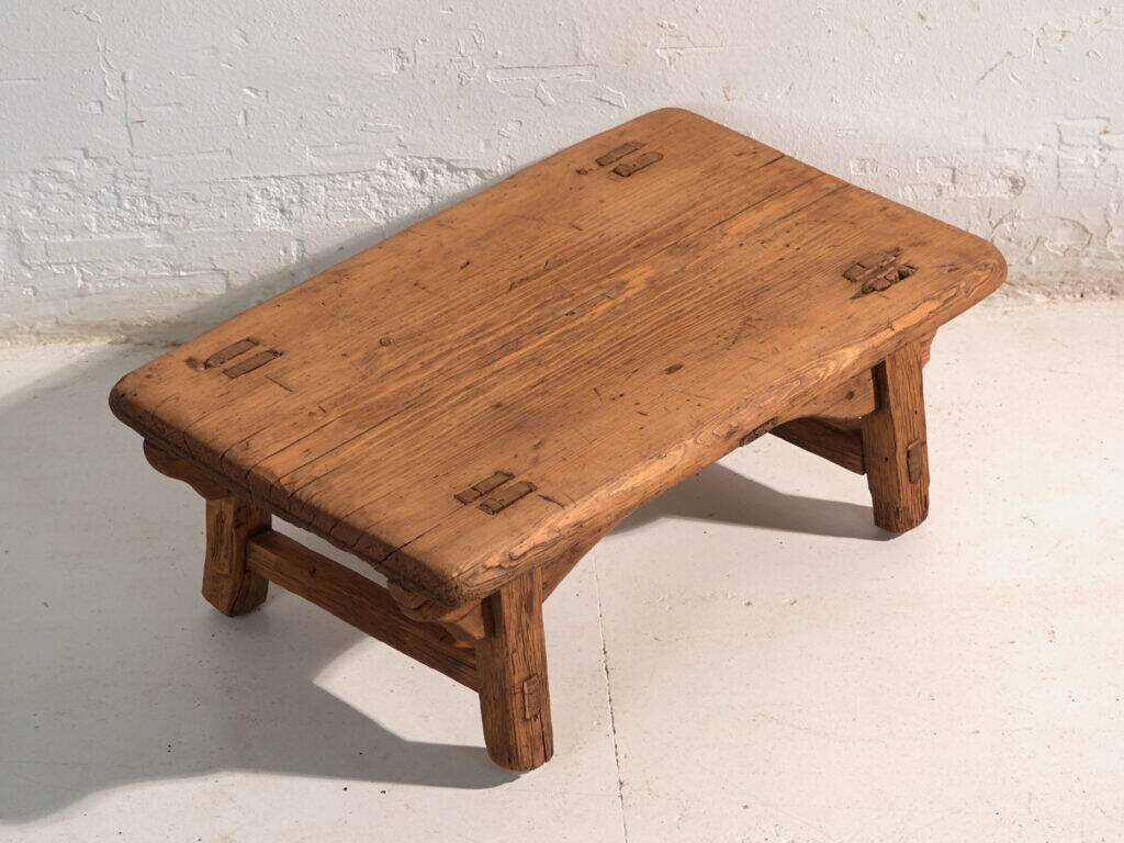 Antique pine coffee table – China, circa 1890