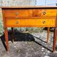 Cherrywood console chest of drawers with 3 drawers
