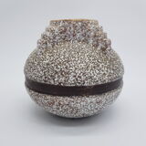 Art Deco style crisp enamel vase