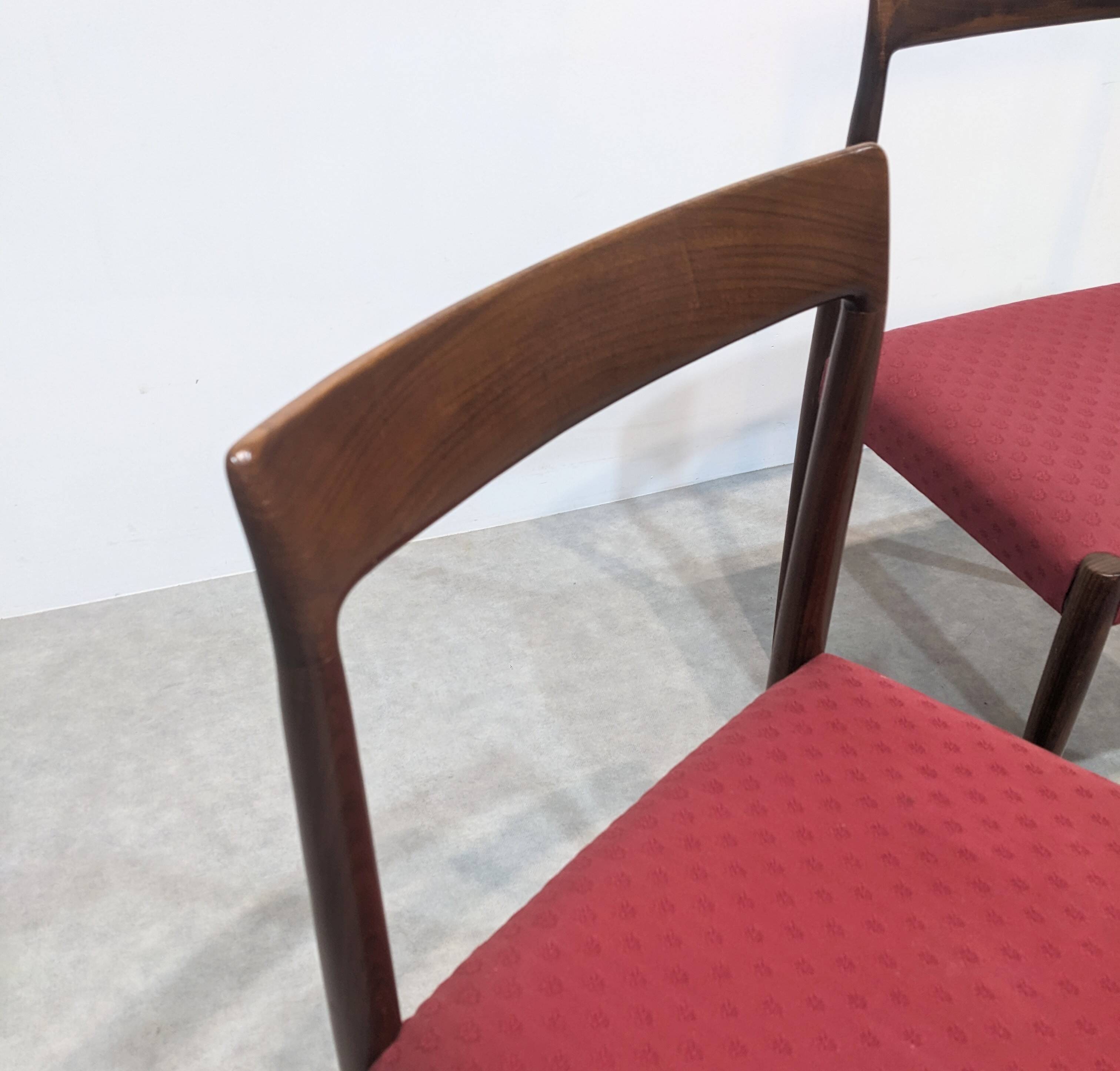 Duo of mic-century chairs