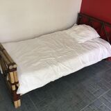 Single bed in bamboo