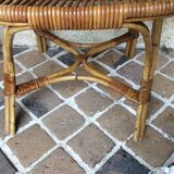 Pair of rattan chairs