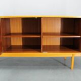 1960s Czechoslovakian maple veneer sideboard, high gloss finish