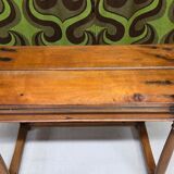 Console table in walnut, 20th century.