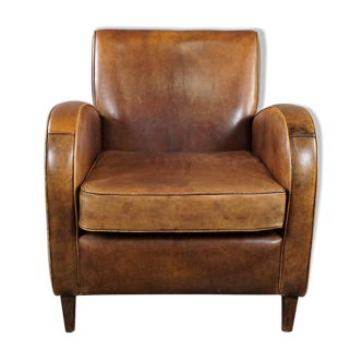 Fauteuil en cuir de mouton