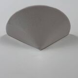 Vintage wall light in cracked white porcelain, France, 1970.