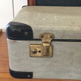 Suitcase black and beige year 50
