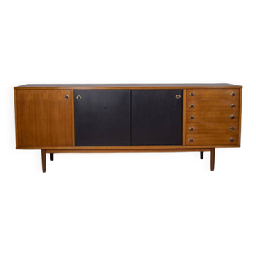 BUFFET VINTAGE DES ANNÉES 1960 EN BOIS TECK PAR UN DESIGNER ITALIEN