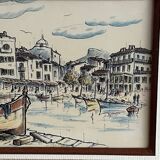 Painting of boats