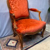 Walnut armchair louis XV