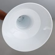 Industrial suspension in enamelled sheet metal anthracite gray 44cm XL 1960