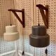 Pair of modular wall lights by jo hammerborg "design 1950".