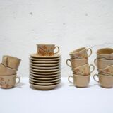 Series of 12 vintage porcelain cups by Maison Revol, France