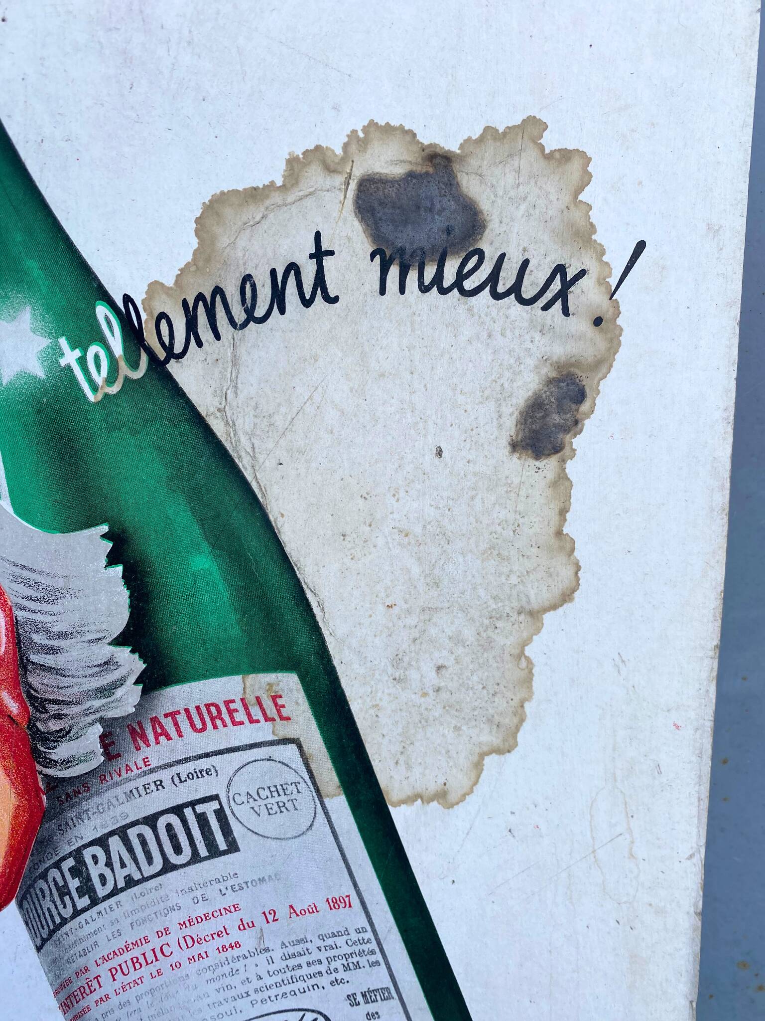 St Galmier Badoit Poster