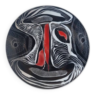 Hanna Modrzewska Nowosielska, decorative plate, 1960s.