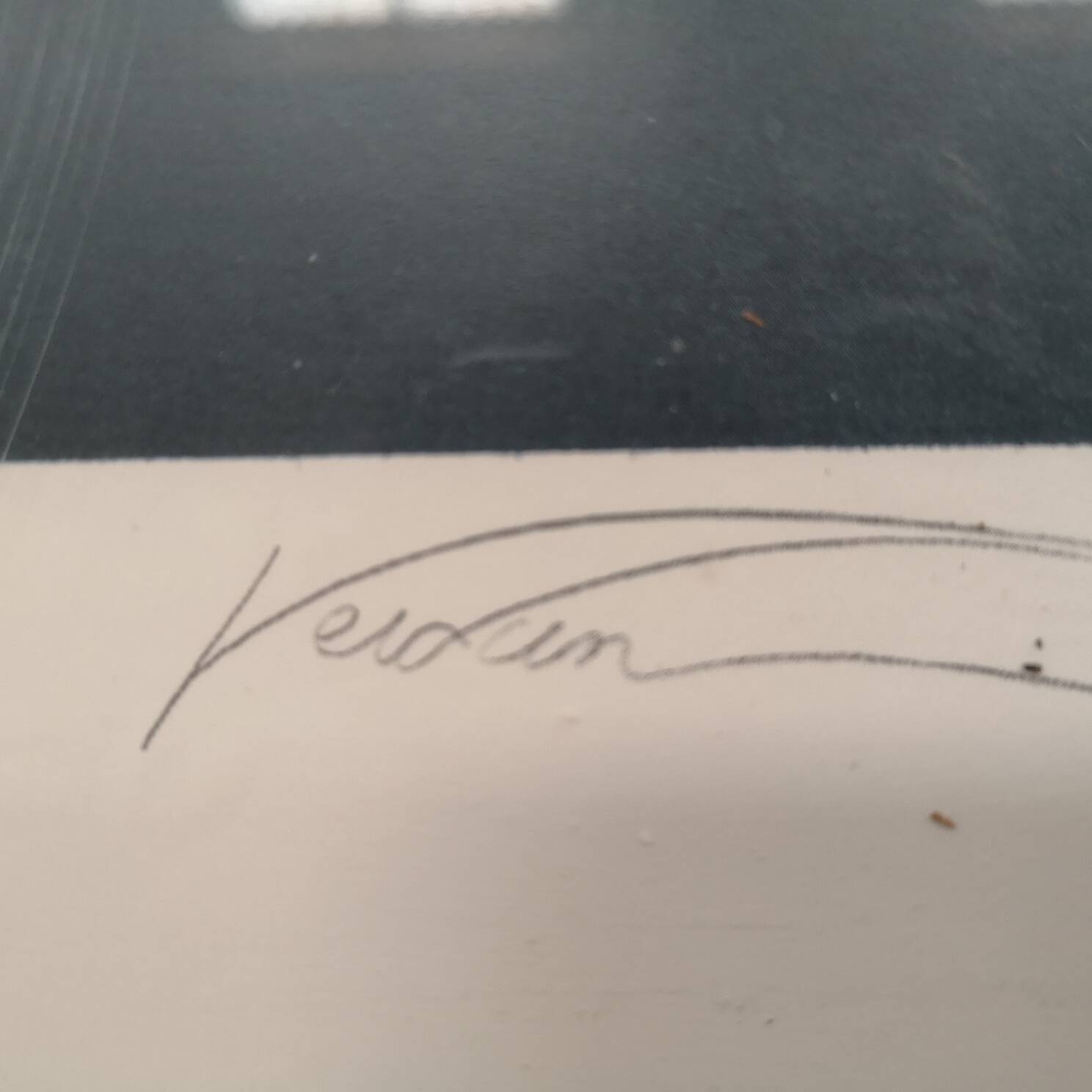 quincy verdun poster intrados signed in pencil verdun